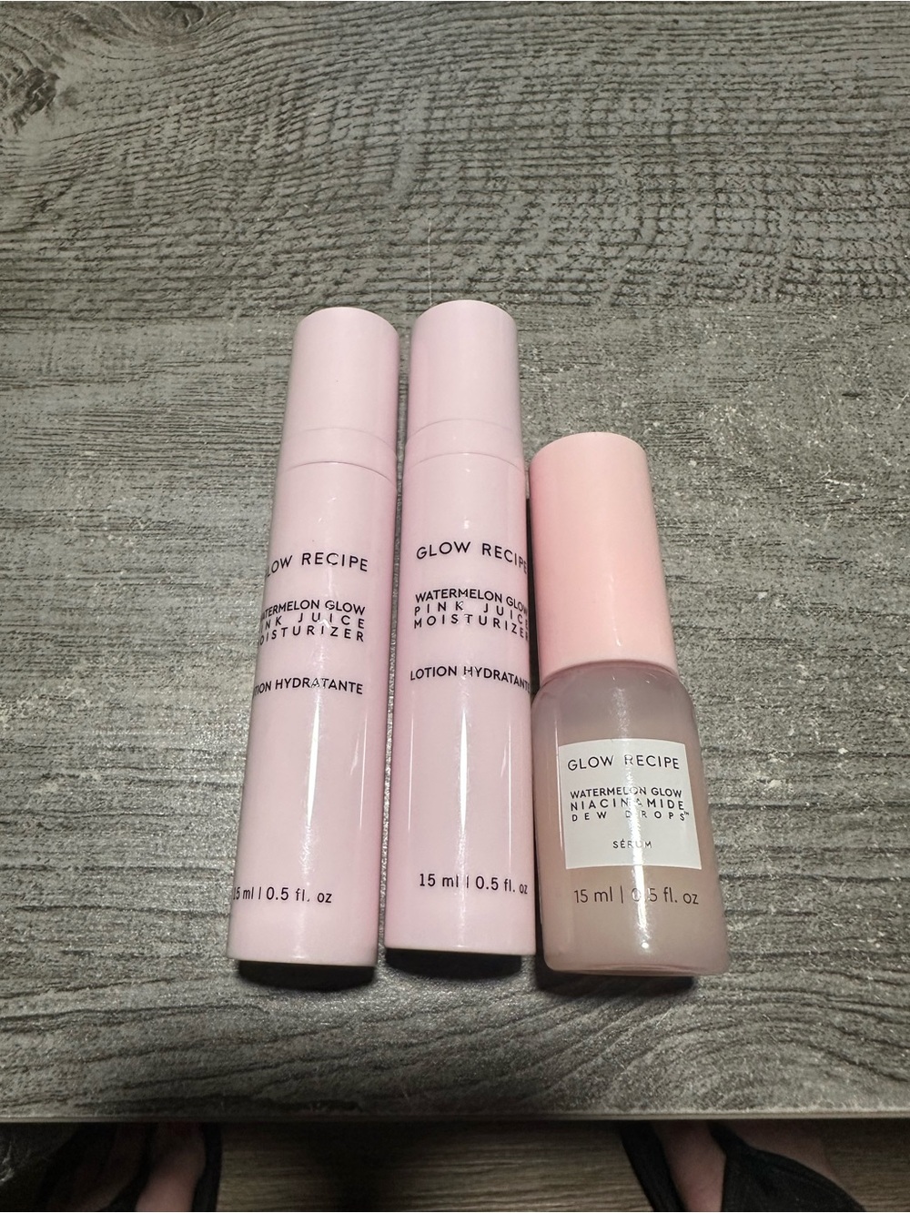 Glow Recipe Serum and Moisturizer